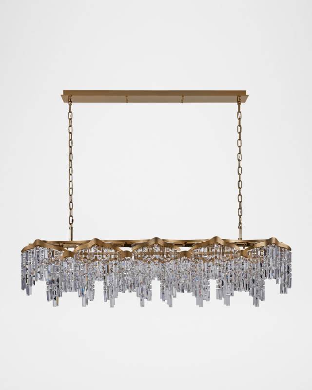 Cadere 63" 24-Light Crystal Island Light